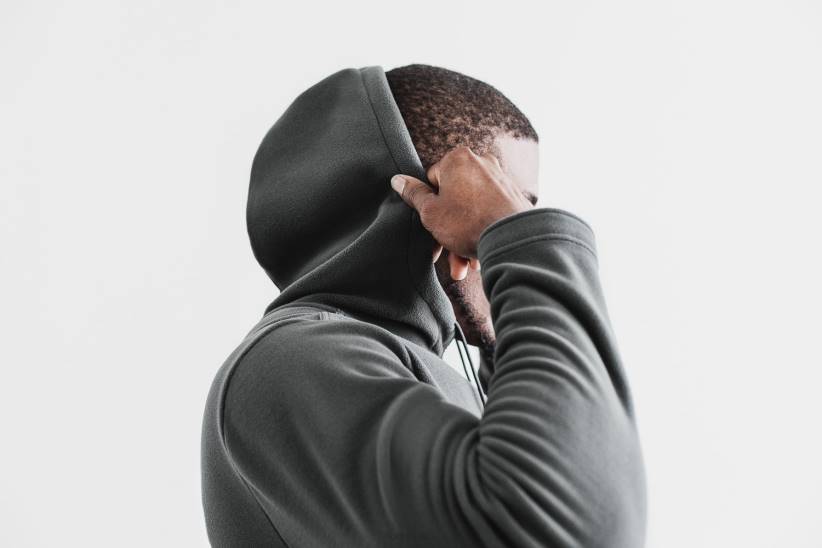 NOBULL 80NJ1025giacca con zip arctica da uomo scura