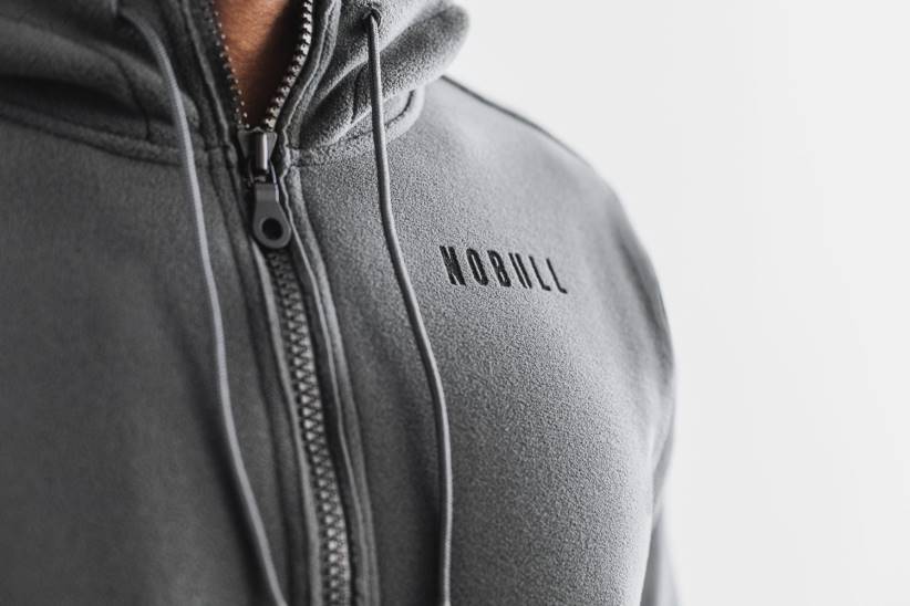 NOBULL 80NJ1025giacca con zip arctica da uomo scura
