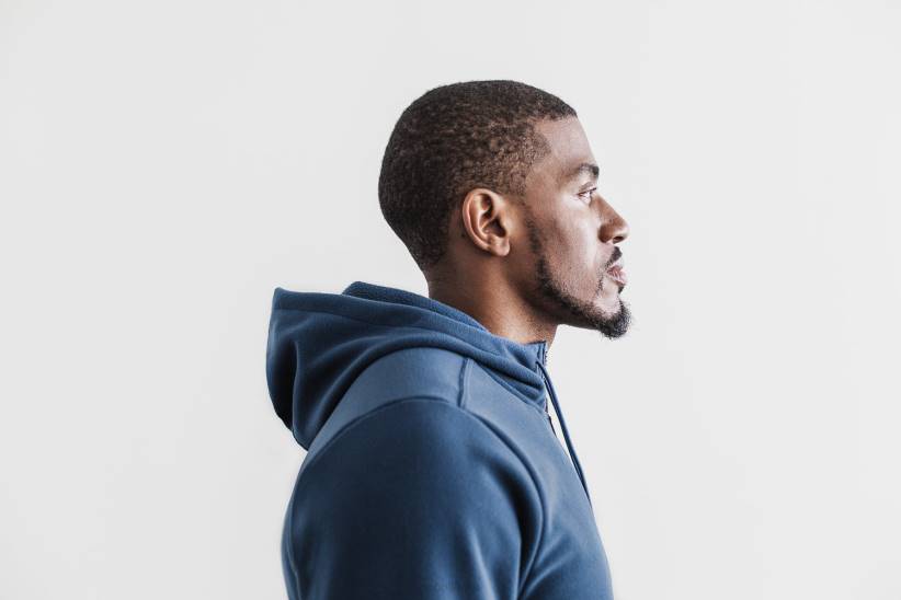 NOBULL 80NJ1027giacca da uomo con cerniera artica in acciaio