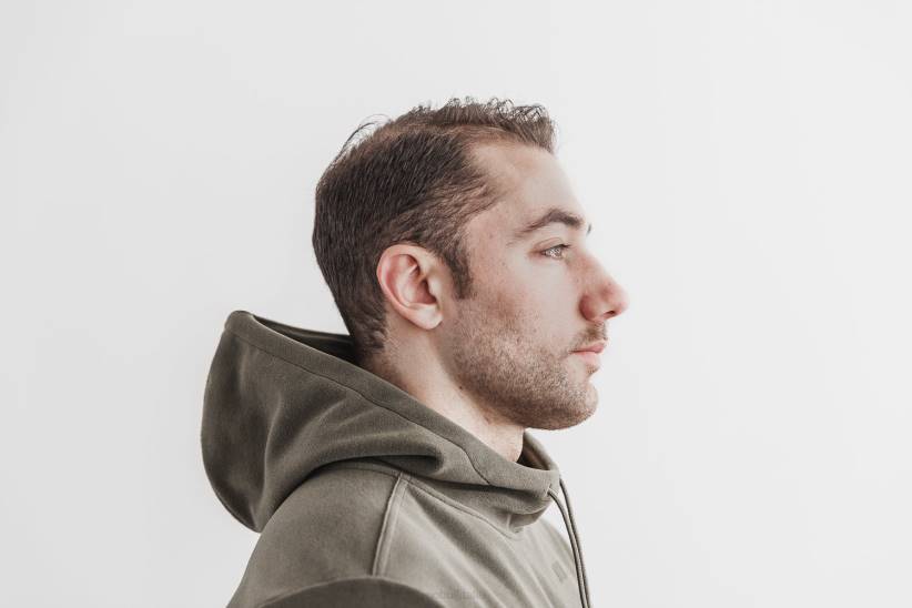 NOBULL 80NJ1030felpa con cappuccio pullover artico da uomo militare