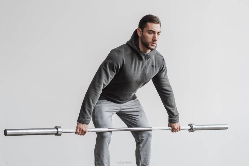 NOBULL 80NJ1031felpa con cappuccio pullover artico da uomo scura