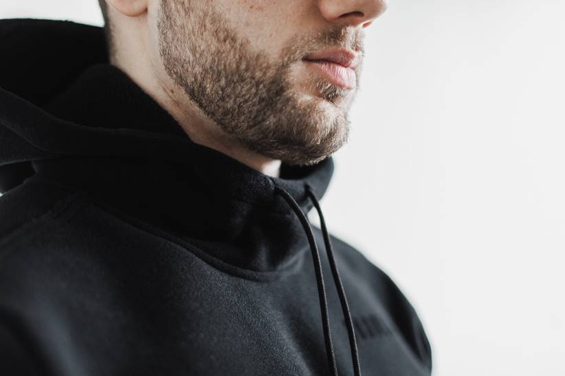 NOBULL 80NJ1033felpa con cappuccio pullover artico da uomo