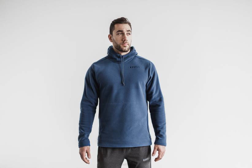 NOBULL 80NJ1034felpa con cappuccio pullover artico da uomo in acciaio
