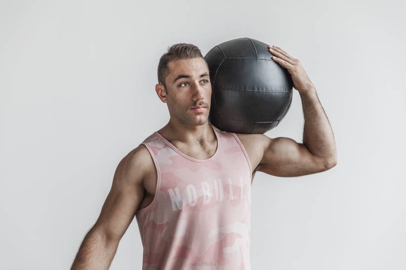 NOBULL 80NJ1039canotta da uomo (mimetica) polverosa