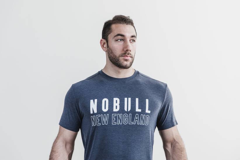 NOBULL 80NJ1047maglietta da uomo (Nuova Inghilterra)