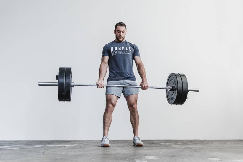 NOBULL 80NJ1047maglietta da uomo (Nuova Inghilterra)