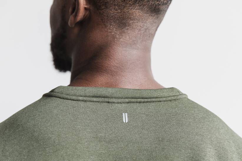 NOBULL 80NJ1057felpa da uomo con cappuccio da performance militare