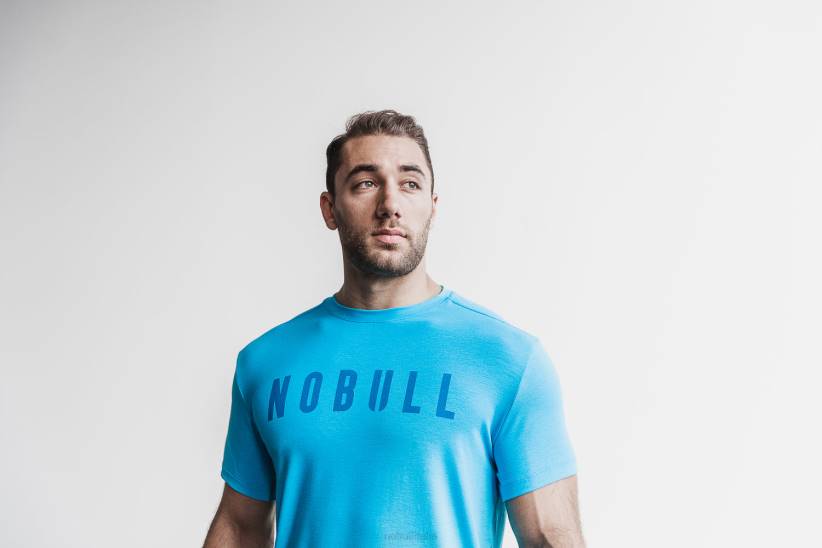 NOBULL 80NJ1064maglietta da uomo (neon) blu