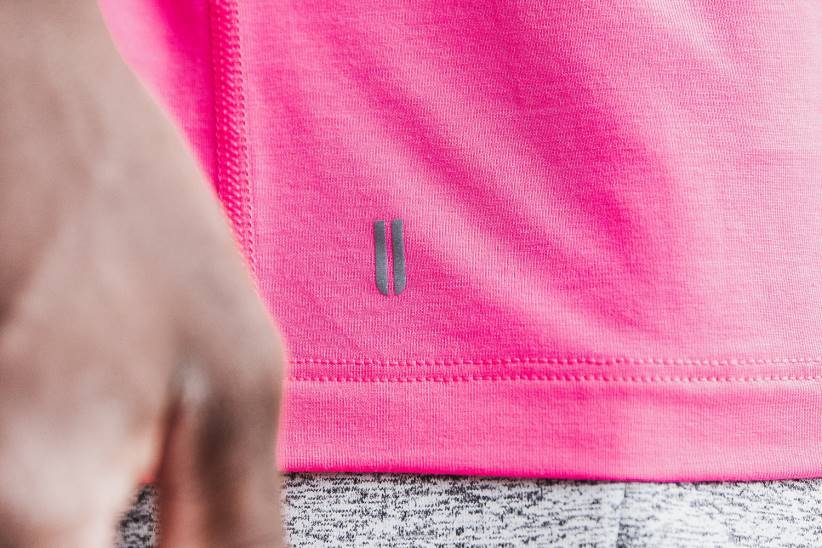 NOBULL 80NJ1067maglietta senza maniche da uomo (neon) rosa