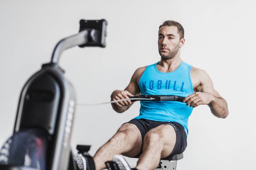 NOBULL 80NJ1070canotta da uomo (neon) blu