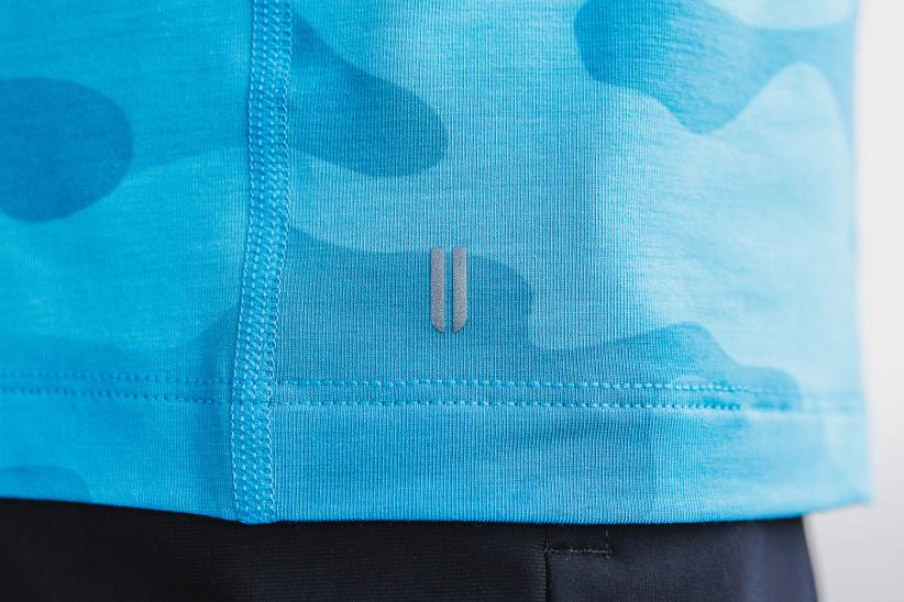 NOBULL 80NJ1076canotta da uomo (neon camo) blu