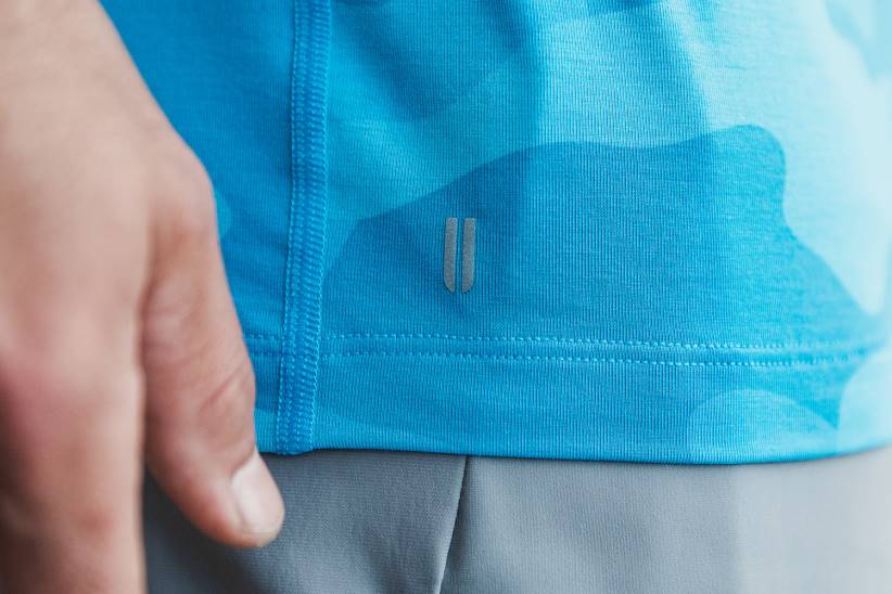 NOBULL 80NJ1077maglietta da uomo (neon camo) blu