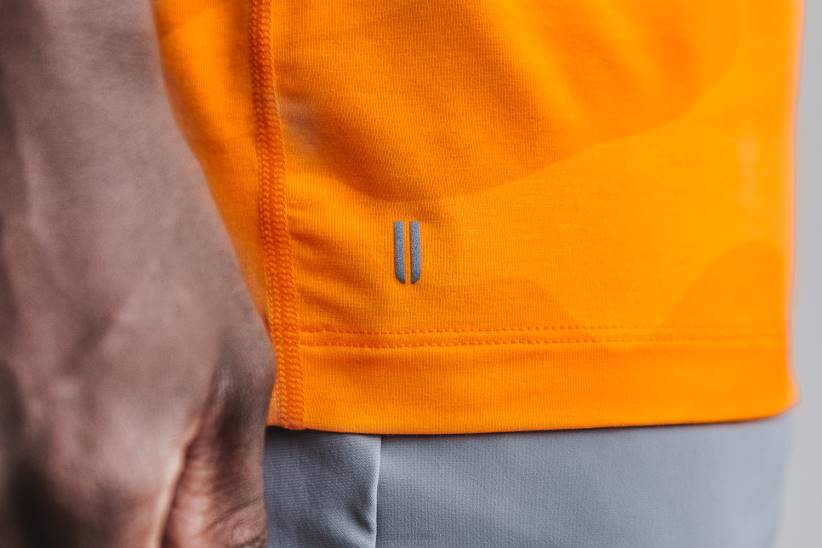 NOBULL 80NJ1078maglietta da uomo (neon camo) arancione