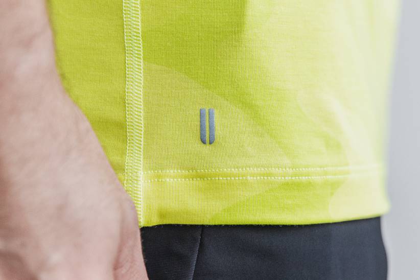 NOBULL 80NJ1080maglietta da uomo (neon camo) gialla