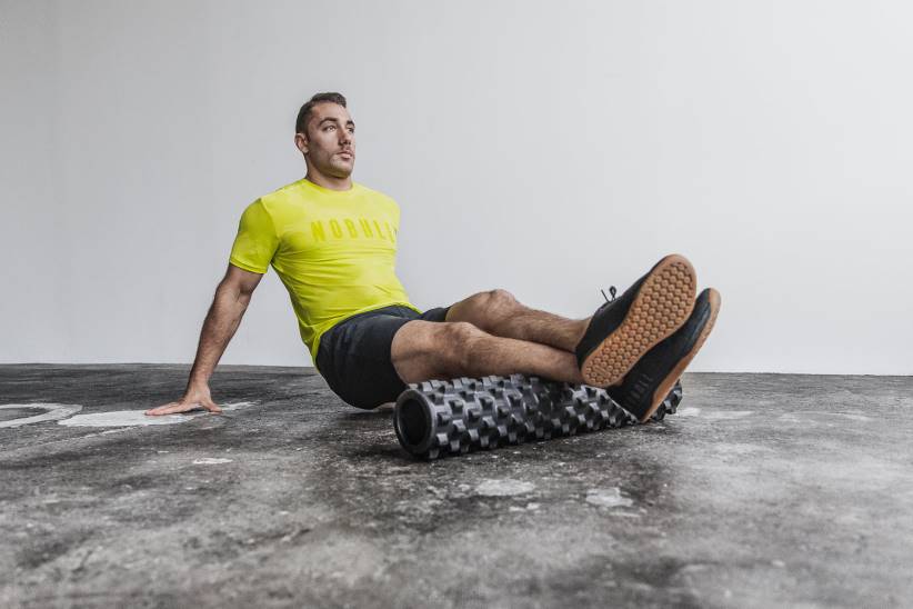 NOBULL 80NJ1080maglietta da uomo (neon camo) gialla