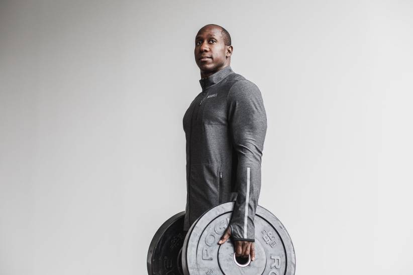 NOBULL 80NJ1087giacca da uomo in tessuto elasticizzato in 4 direzioni