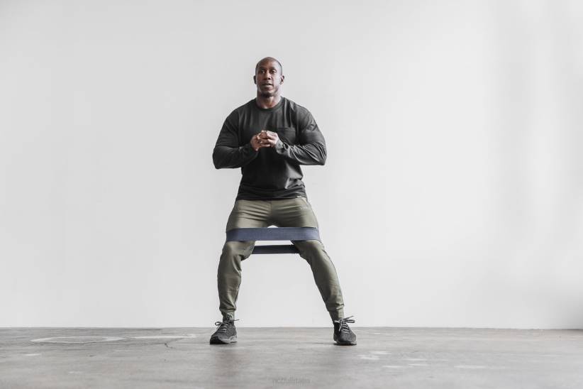 NOBULL 80NJ1093T-shirt da uomo con tasca a maniche lunghe pesante