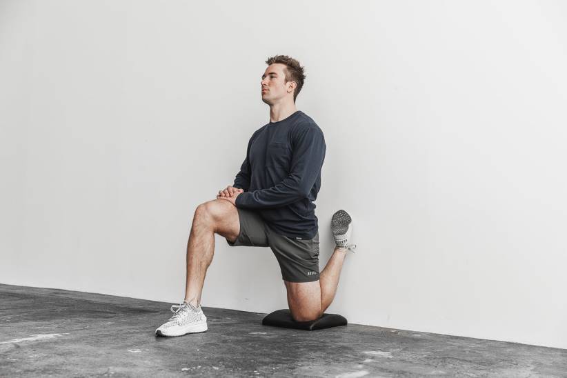 NOBULL 80NJ1095T-shirt da uomo con tasca a maniche lunghe pesante