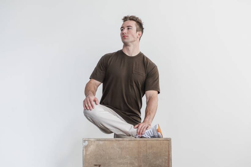 NOBULL 80NJ1098maglietta tascabile da uomo dei pesi massimi