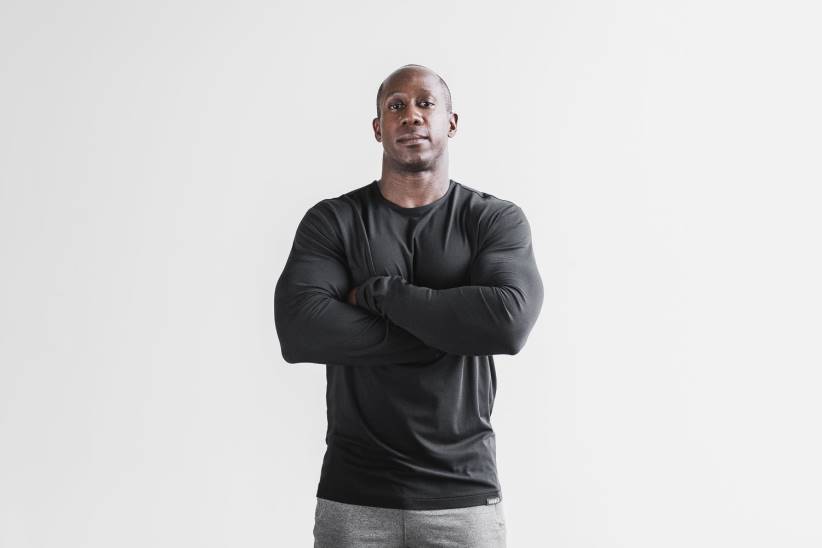 NOBULL 80NJ1102maglietta leggera da uomo a maniche lunghe