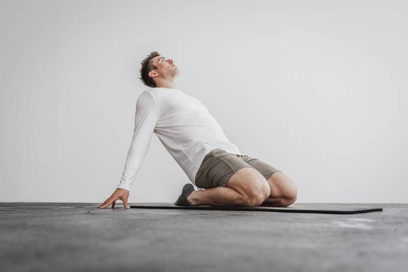 NOBULL 80NJ1103maglietta leggera da uomo a maniche lunghe