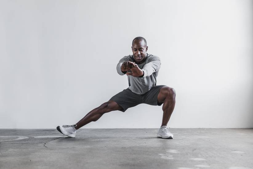 NOBULL 80NJ1105maglietta leggera da uomo a maniche lunghe scura