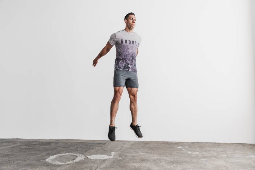 NOBULL 80NJ1122maglietta da uomo (dip-dye) glicine