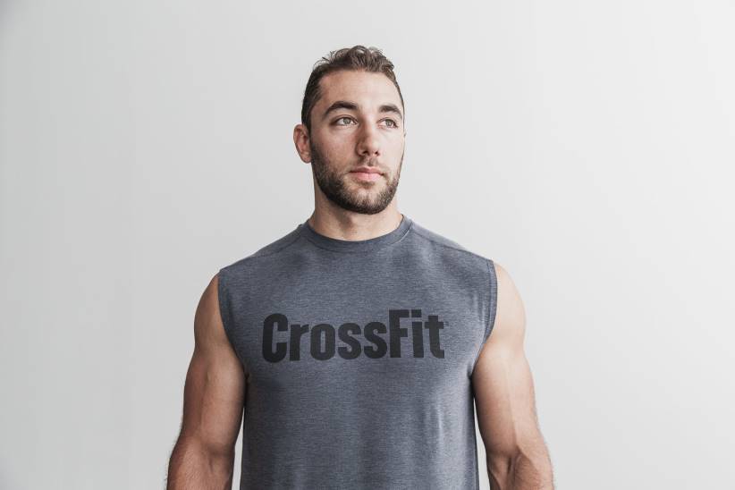NOBULL 80NJ1160maglietta senza maniche crossfit da uomo