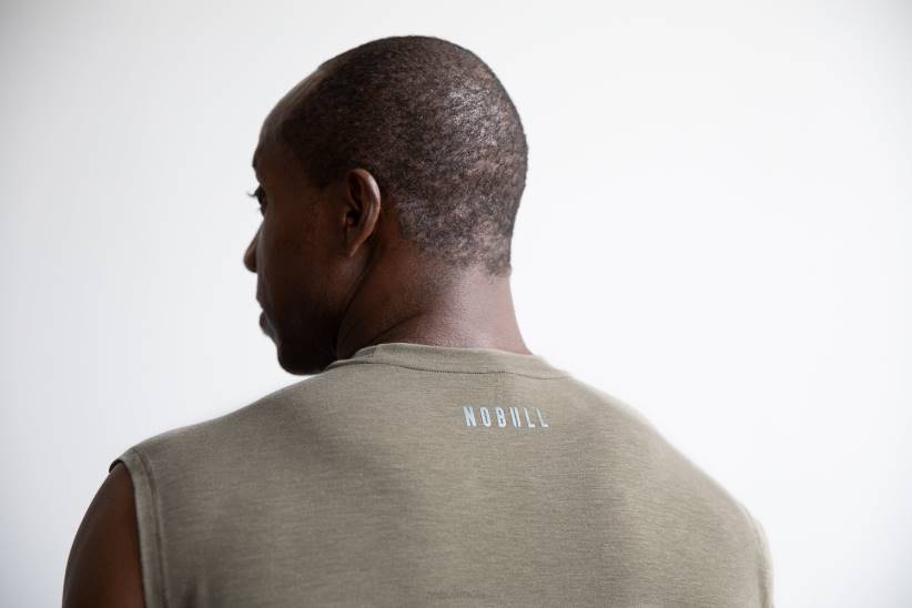 NOBULL 80NJ1165maglietta senza maniche crossfit da uomo army