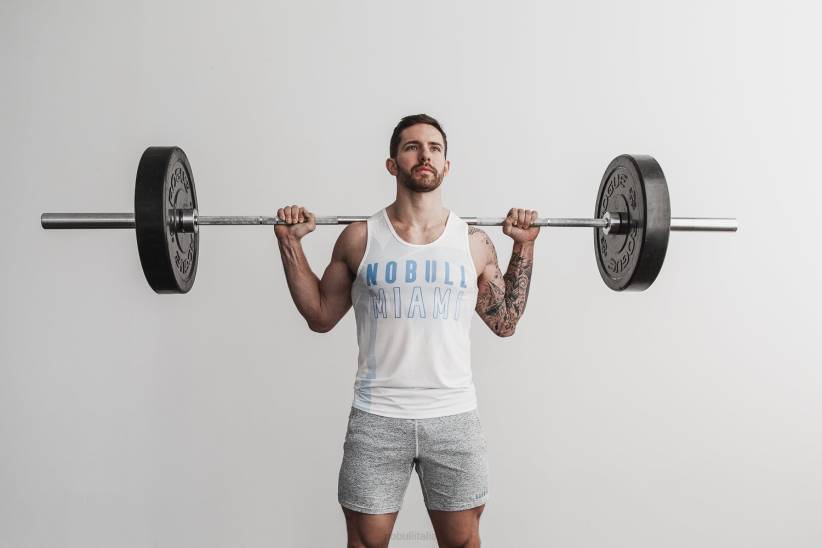 NOBULL 80NJ1193canotta da uomo (miami palm) blu