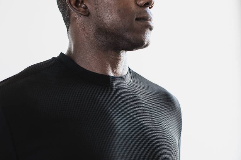 NOBULL 80NJ1215waffle a maniche lunghe da uomo