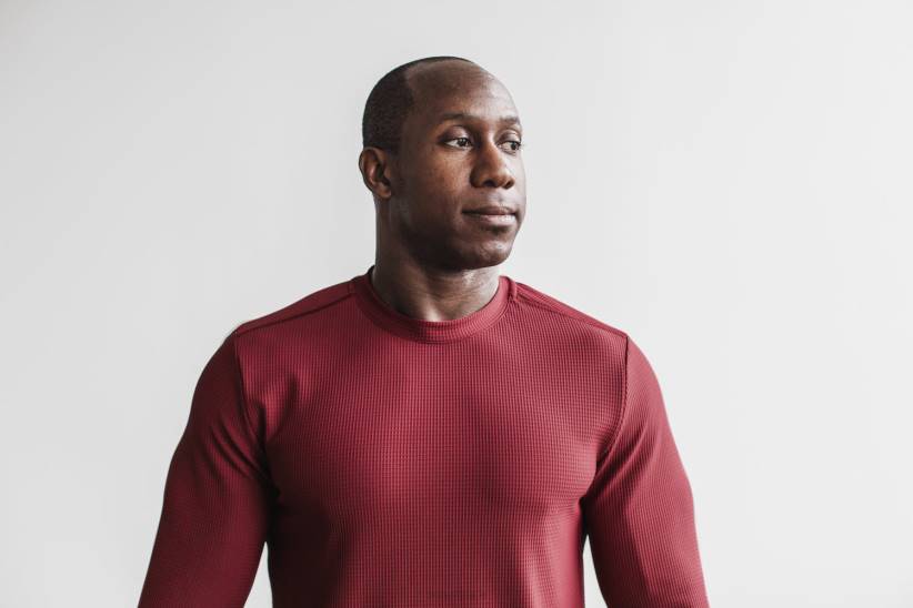 NOBULL 80NJ1217waffle a maniche lunghe da uomo