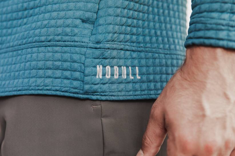 NOBULL 80NJ1220giacca trapuntata con zip da uomo in acciaio