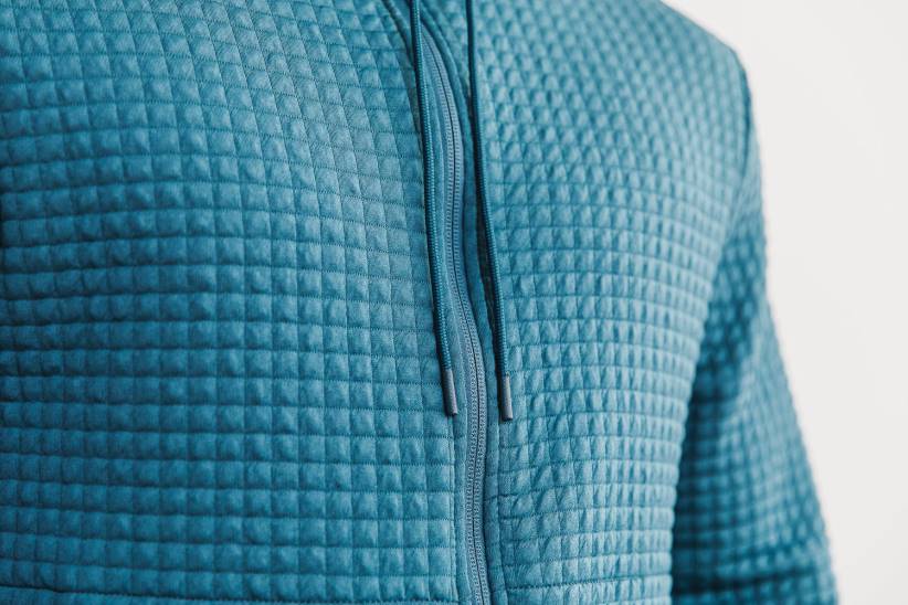 NOBULL 80NJ1220giacca trapuntata con zip da uomo in acciaio