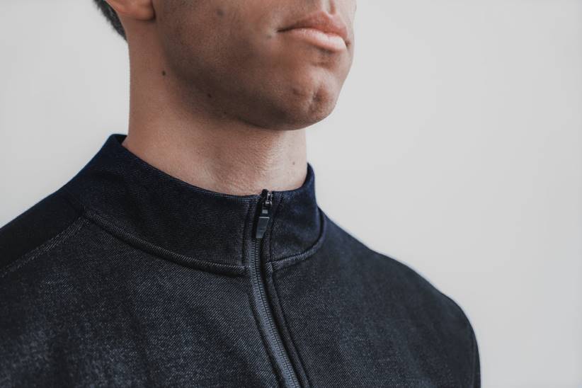 NOBULL 80NJ1229giacca da uomo in twill con cerniera profonda