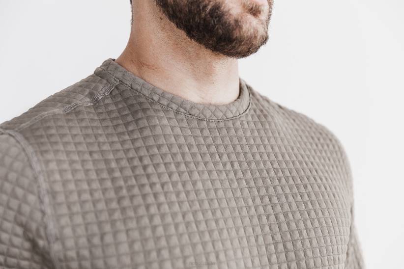 NOBULL 80NJ615pullover trapuntato da uomo rock