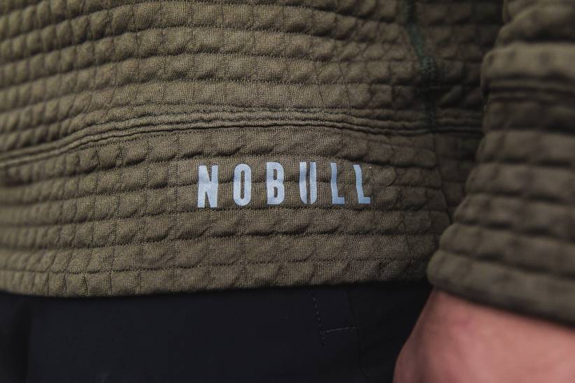 NOBULL 80NJ616pullover militare trapuntato da uomo