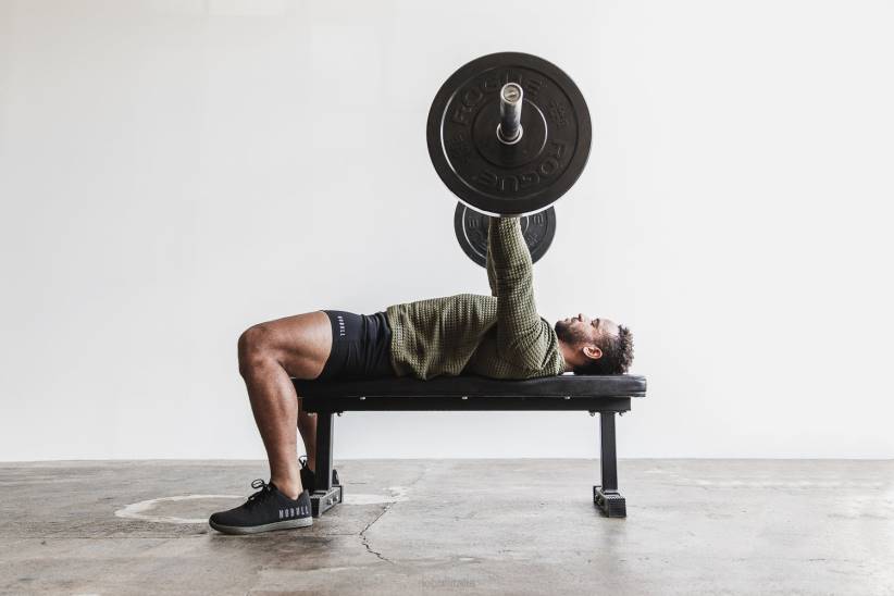 NOBULL 80NJ616pullover militare trapuntato da uomo