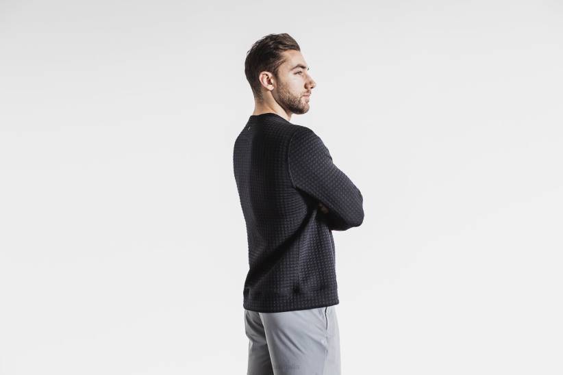 NOBULL 80NJ619pullover trapuntato da uomo