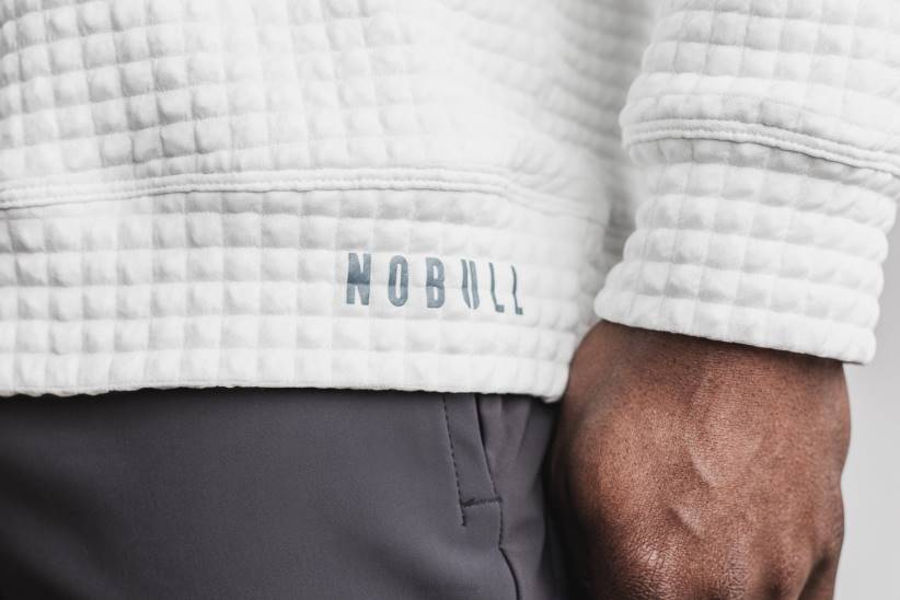 NOBULL 80NJ622pullover trapuntato da uomo