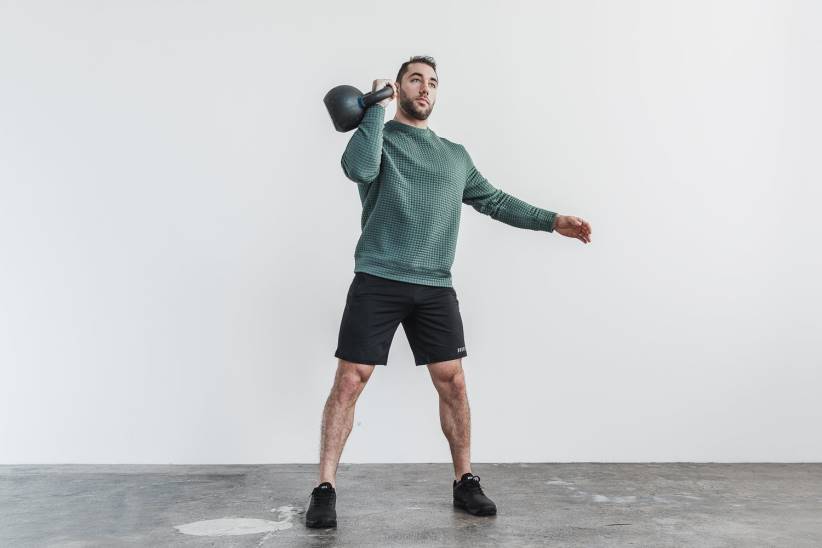 NOBULL 80NJ623pullover trapuntato da uomo sedona