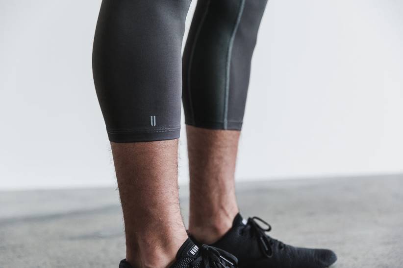 NOBULL 80NJ645collant da uomo a compressione 3/4 scuri