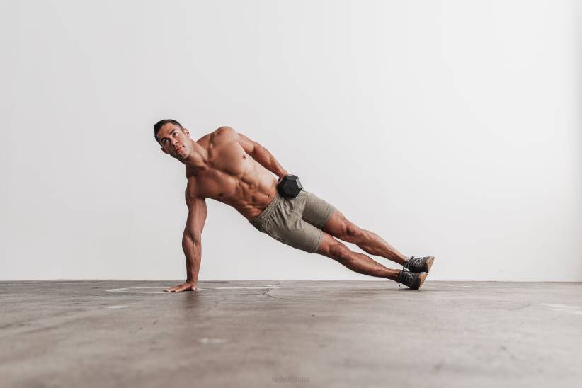 NOBULL 80NJ653pantaloncini da uomo in maglia leggera 7 rock