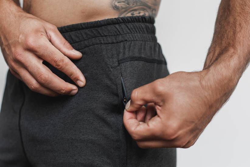 NOBULL 80NJ657pantaloncini da uomo in maglia leggera 7