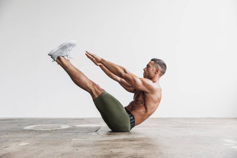 NOBULL 80NJ673pantaloncini compressivi da uomo 9 army