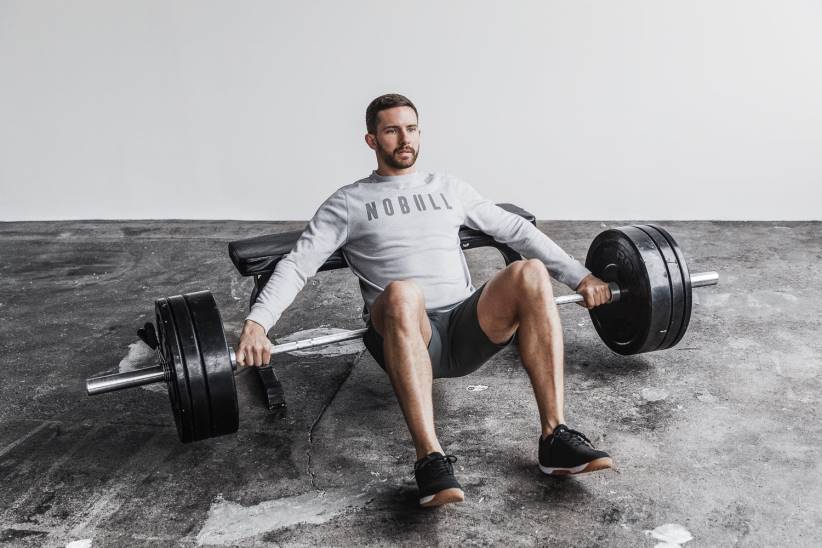 NOBULL 80NJ690felpa girocollo da uomo leggera