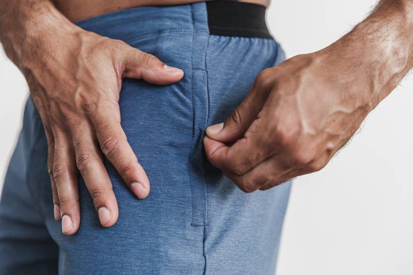 NOBULL 80NJ731short 9 costiero in tessuto elasticizzato da uomo