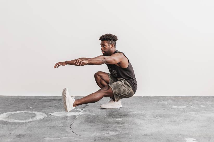 NOBULL 80NJ750pantaloncini da uomo in maglia leggera 7 (continental camo) rock