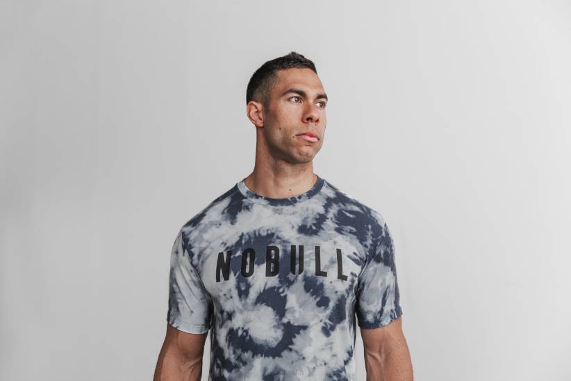 NOBULL 80NJ781maglietta da uomo (tie-dye) cristallo