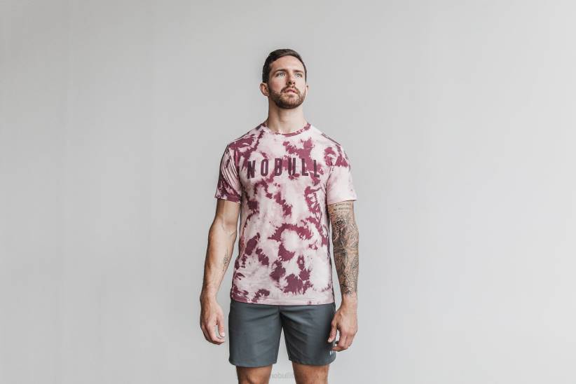 NOBULL 80NJ786maglietta da uomo (tie-dye) impolverata